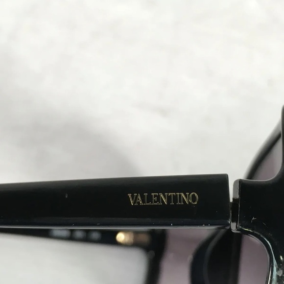Valentino Womens Square Butterfly Sunglasses Black Italy 203 V609S 001 130mm main image 8